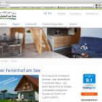 Ferienhof am See – neue Webseite